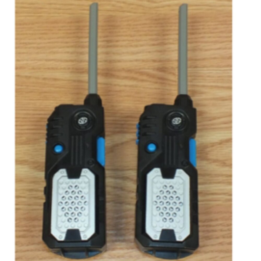 Set of Spin Master Spy Gear Blue & Black Battery Operated Walkie Talkie Toys